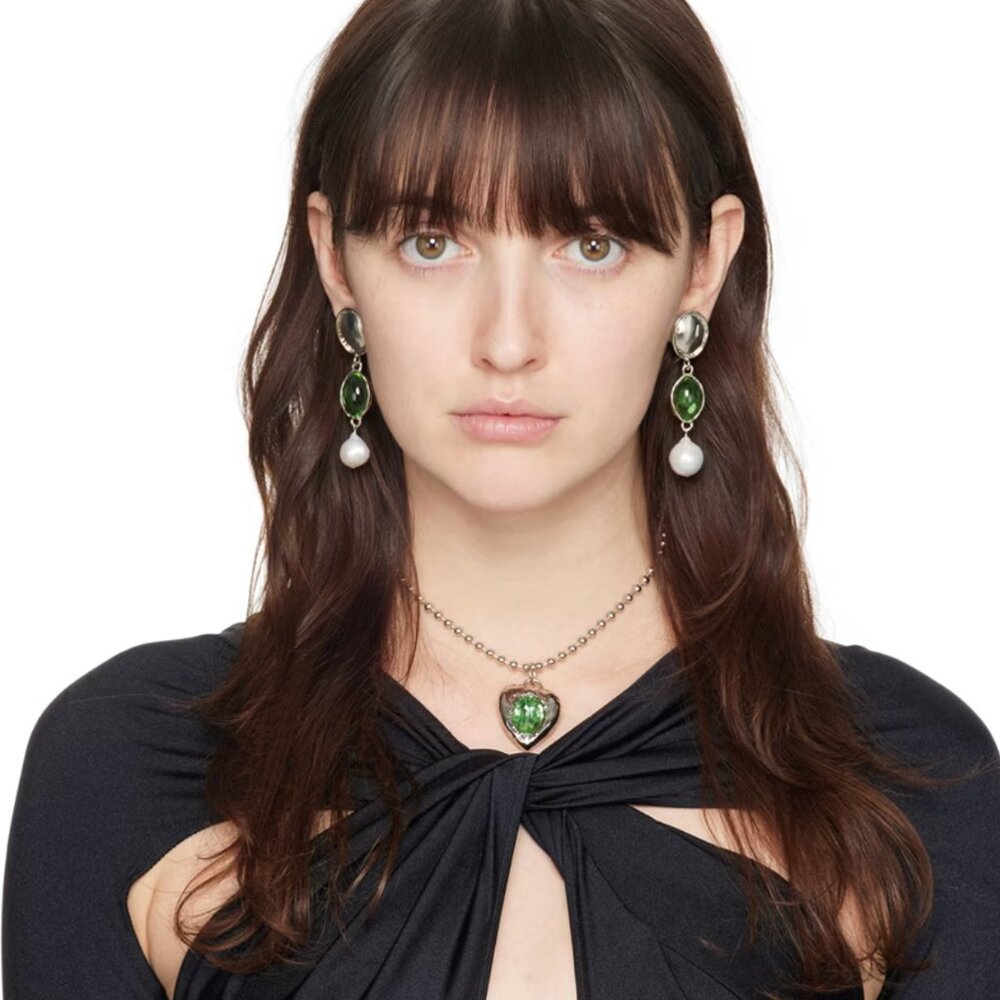 Mondo Mondo Pacha Necklace in Lizard Green